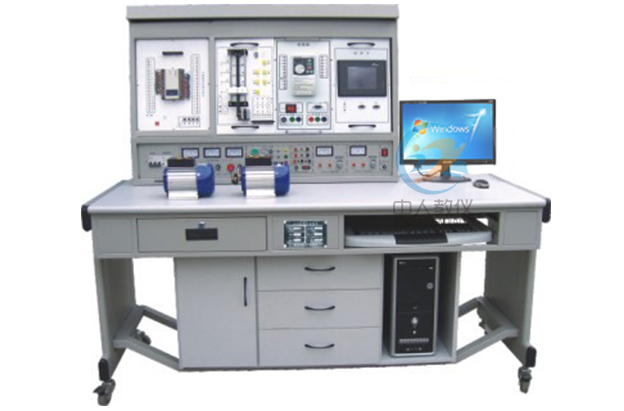 PLC、伺服驅(qū)動(dòng)、步進(jìn)驅(qū)動(dòng)、變頻調(diào)速、觸摸屏綜合實(shí)訓(xùn)裝置